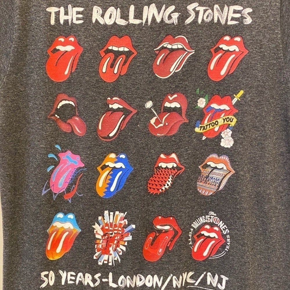 ROLLING STONES T Shirt 50 Yr Anniversary Sz Small